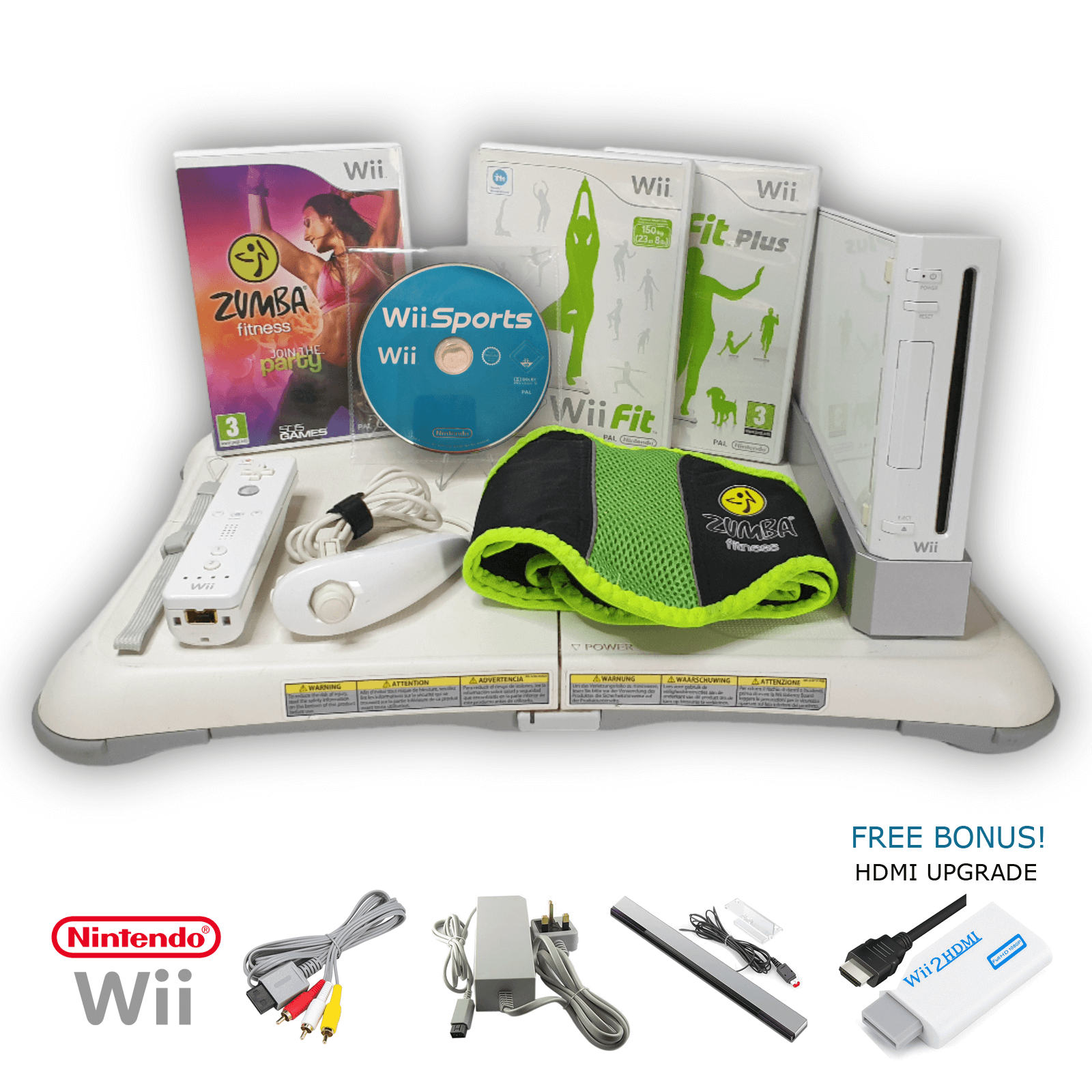 Nintendo Wii Console Fitness Bundle Graphic